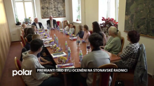 Premianti tříd byli oceněni na stonavské radnici