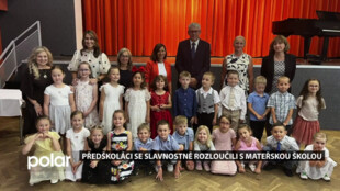 Předškoláci se slavnostně rozloučili s mateřskou školou
