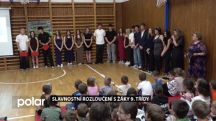 Slavnostní rozloučení s žáky 9. třídy