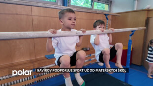 Havířov podporuje sport už od mateřských škol, děti mají gymnastickou průpravu