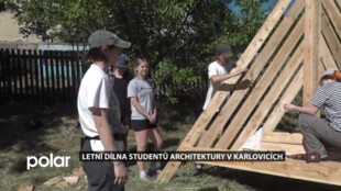 Budoucí architekti na letní dílně v Karlovicích oživují zaniklou tradici zdejších klimatických lázní