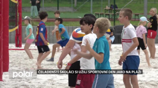 Čeladenští školáci si užili sportovní den jako na pláži
