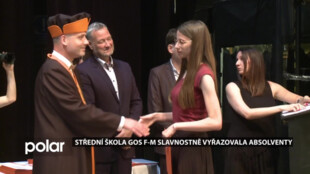 Absolventi SŠ GOS ve Frýdku-Místku se dočkali slavnostního vyřazení