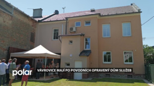 Vávrovice mají zrekonstruovaný Dům služeb. Nabídne knihovnu, zázemí pro seniory i krizové bydlení