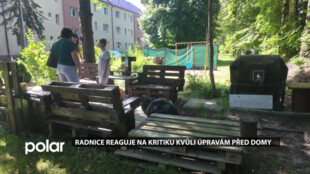 Radnice reaguje na kritiku kvůli úpravám před obytnými domy v Prostřední Suché