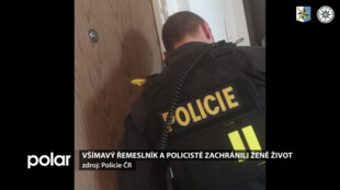 Všímavý řemeslník a policisté zachránili život ženě po mrtvici v Ostravě