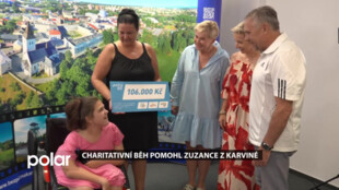 Organizátoři karvinského charitativního běhu předali výtěžek Zuzance z Karviné