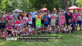 Běh srdcem v opavských Městských sadech spojil pěstounské rodiny i děti