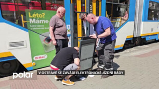 V Ostravě se zavádí elektronické jízdní řády. První e-papery míří na zastávky