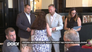 Frýdek-Místek podporuje vzdělávání, ocenil talentované studenty