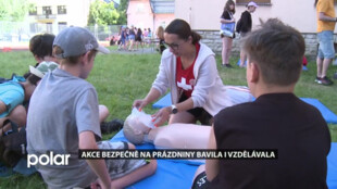 Žáci se bavili i vzdělávali při akci Bezpečně na prázdniny