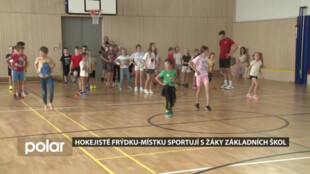 Chlebovice zažily tělocvik s hokejisty Frýdku-Místku