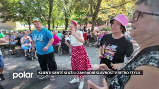 Klienti Santé si užili zahradní slavnost v retro stylu
