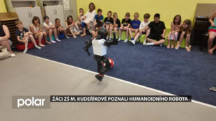 Žáci ZŠ M. Kudeříkové v Havířově poznali humanoidního robota