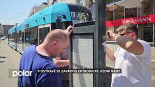 Ostrava se modernizuje. Papírové jízdní řády střídají chytré digitální panely