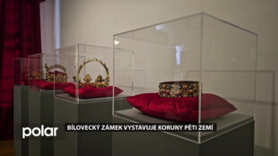 Bílovecký zámek vystavuje koruny pěti zemí, výstava Koruny Karla IV. je k vidění do září