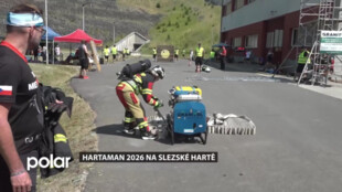 Hartaman – hasičská soutěž na Slezské Hartě, byl letos především bojem s horkem