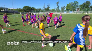 Fotbalová mládež z Palkovic trénovala na ostravských Bazalech