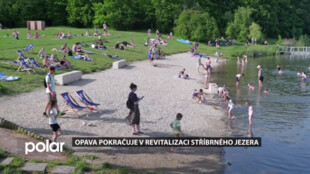 Stříbrné jezero se dál proměňuje. Město pokračuje v jeho revitalizaci