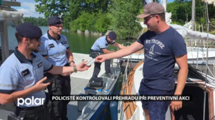 Policisté při preventivní akci kontrolovali lidi na vodě i na břehu Žermanické přehrady
