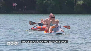 Policie uspořádala na přehradě akci Bezpečně u vody
