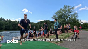 Na startu NJ triatlonu stál rekordní počet hobíků