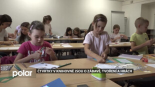 Čtvrtky v knihovně jsou o zábavě, tvoření a hrách