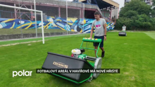 Městský fotbalový areál v Havířově má nové moderní hřiště