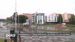 Do konce července skončí modernizace klíčové křižovatky ve Frýdku