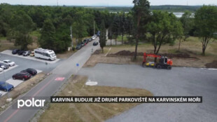 Na Karvinském moři přibývá možností parkování, plochy buduje město