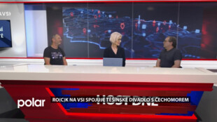 Hosté ve studiu: Petr Kracik a Karel Holas, ředitel Těšínského divadla, režisér inscenace a kapelník Čechomoru