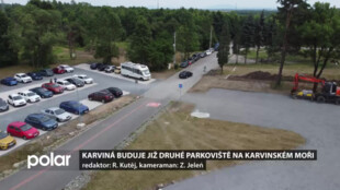 Karviná pokračuje s výstavbou parkovišť u Karvinského moře