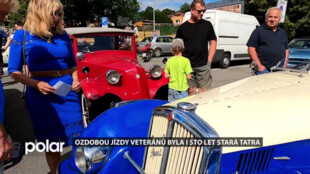 Ozdobou jízdy veteránů byla i sto let stará Tatra