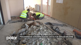 Prázdninová stavební sezona začala ve školní družině