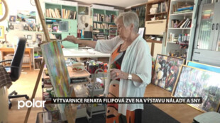 Výtvarnice Renata Filipová zve na výstavu Nálady a sny v Glerii města Karviné