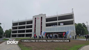 V areálu FNO se otevřel nový parkovací dům. Nabídne stání pro 600 vozidel
