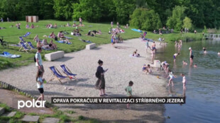 Stříbrné jezero se dál proměňuje. Město pokračuje v jeho revitalizaci