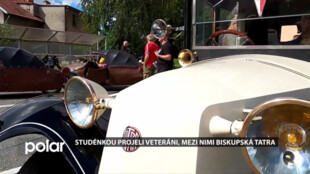 Studénkou projeli veteráni, mezi nimi biskupská Tatra