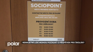 Nemajetní občané mohou požádat o příspěvek pro školáky