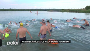 Plavci bojovali na Karvinském moři v závodě Karvinská míle