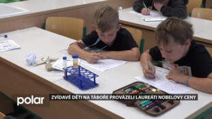 Zvídavé děti na táboře provázeli laureáti Nobelovy ceny
