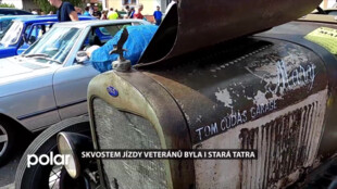 BEZ KOMENTÁŘE: Skvostem jízdy veteránů ve Studénce byla i stará Tatra