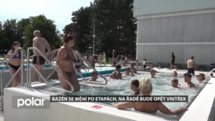 Bazén se mění po etapách, na řadě bude opět vnitřek