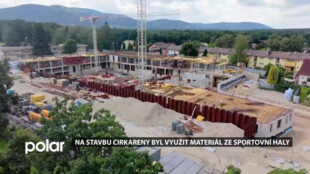 Na stavbu CirkAreny byl využit materiál z bývalé hokejové haly, dokončena bude v roce 2027