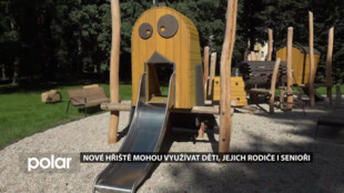 Hřiště na Čujkovově vstalo z popela. Mohou ho využívat děti, jejich rodiče i senioři