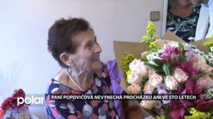 Stoletá občanka Frýdku-Místku chodí denně na procházky