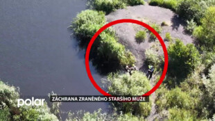 V Havířově zachránili muže, který se zraněný nemohl dostat z rybníka