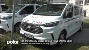 Na Bruntálsku vyjely do ulic nové moderní sanitní vozy