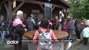 Městské pochody seniory lákají, Olešnou jich obešlo přes 120