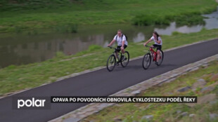 Opava po povodních obnovila páteřní cyklostezku podél řeky a připravuje další trasy